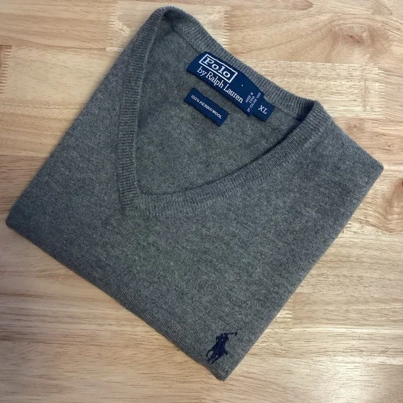 Mens Polo Ralph Lauren Merino Wool Sleeveless Sweater Vest - XL‎