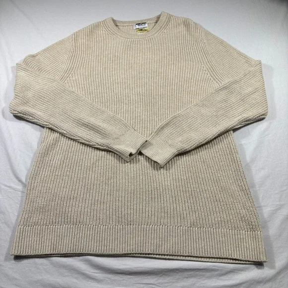 Goodfellow & Co Mens‎ Marled Crewneck Sweater Cream Large