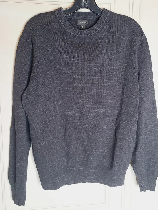 J. Crew Men's Crewneck Sweater in Navy