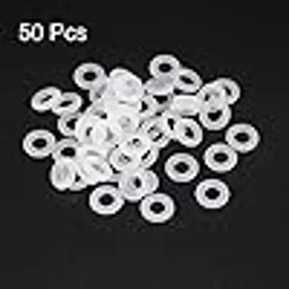 uxcell 10mm OD Silicone O-Rings - 50 Pack