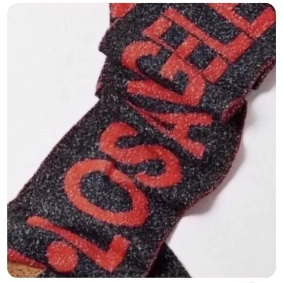 URBAN OUTFITTERS  Los Angeles Intarsia Soccer Scarf O/S