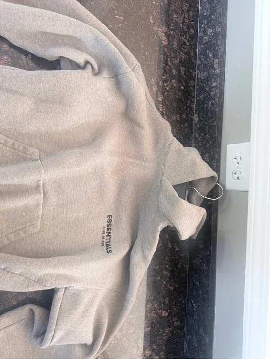 ESSENTIALS Men’s Light Gray Turtleneck Sweater