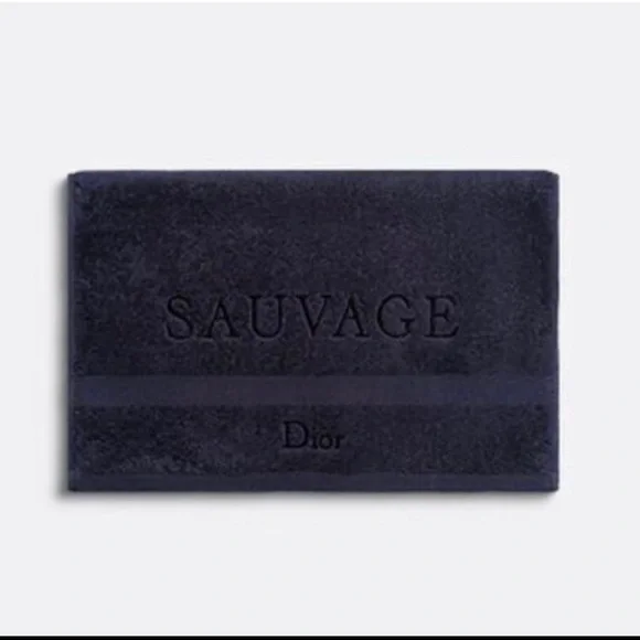 Dior Men's Navy Blue Sauvage Hand/Face Towel
