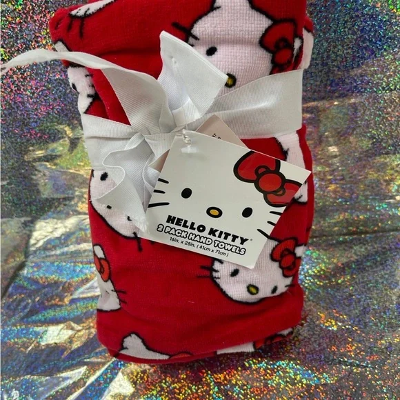 Hello Kitty Red and White Towel Bundle