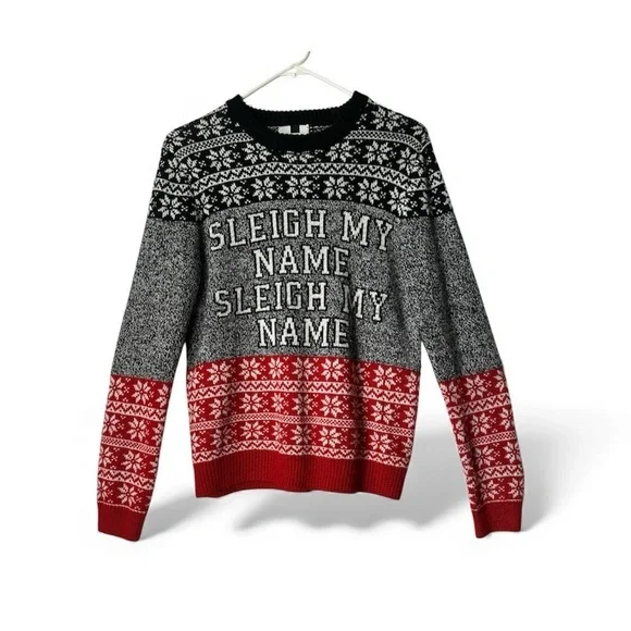 TOPMAN Mens Holiday Christmas Knitted Sweater XS/S