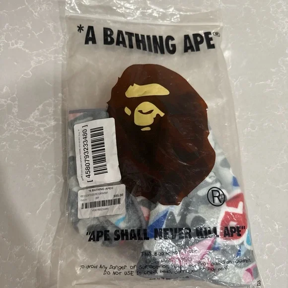 Bape Colorful Hand Towel with Iconic Logo