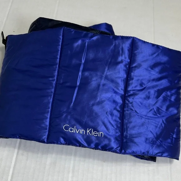 Calvin Klein New Purple‎ Tension Puffer Infinity Scarf Winter Outerwear