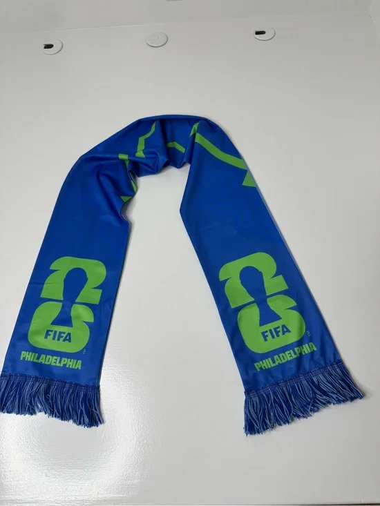 FIFA Philadelphia Blue & Lime Fan Scarf