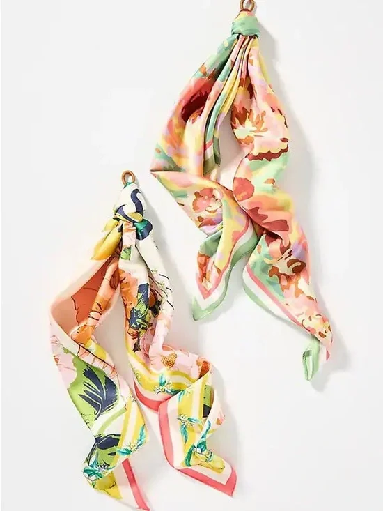 Anthropologie Head Scarfs in Gardenia, nwt