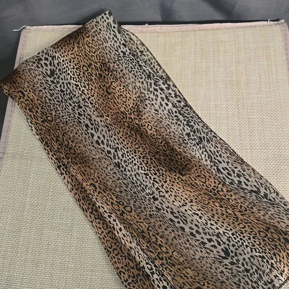 Leopard Print Scarf
