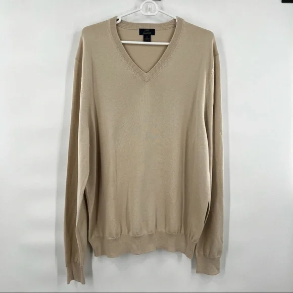 Brooks Brothers supima cotton brown long sleeve pullover XL