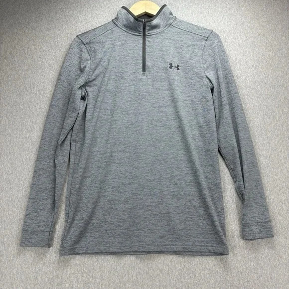 Under Armour Pullover Men's S Gray Playoff 2.0 Heatgear 1/4 Zip Golf Performance