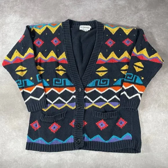 90’s Breckenridge Southwestern Aztec Knit Cardigan