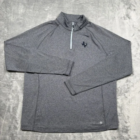 FootJoy ThermoSeries 1/4 Zip Pullover Men Medium Blue Golf Performance Mid Layer