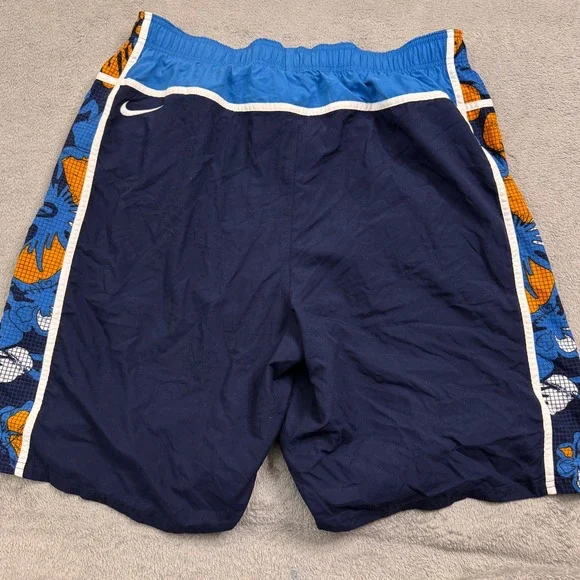 NWT Nike Men's Swim Trunks Size XXL Blue With‎ Liner and Drawstring