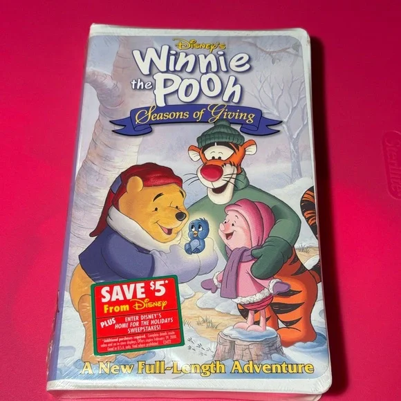 Disney Winnie the Pooh Seasons of Giving VHS