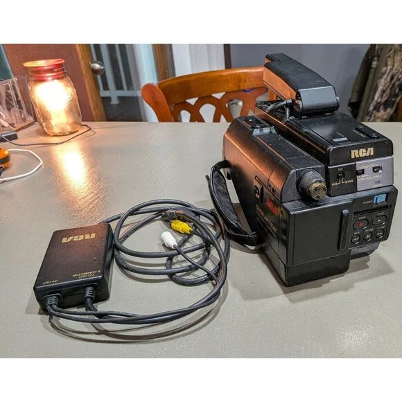 Vintage RARE RCA VHS-C Camcorder Solid State Image Sensor, Untested, No Battery