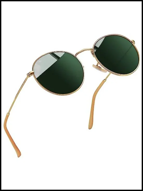 Vintage Round Polarized Sunglasses UV400 Protection Retro Circle Shades