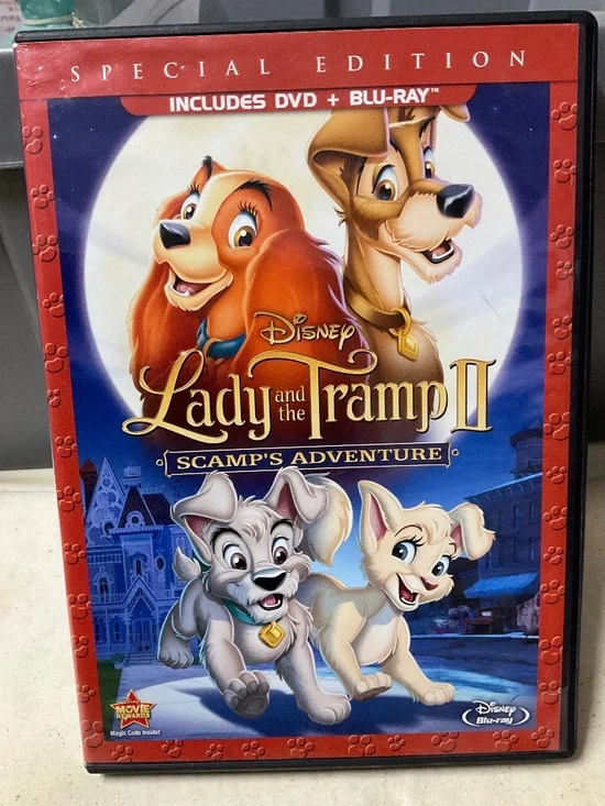 DVD and Blu Ray Disc - Lady and the Tramp II.    V107