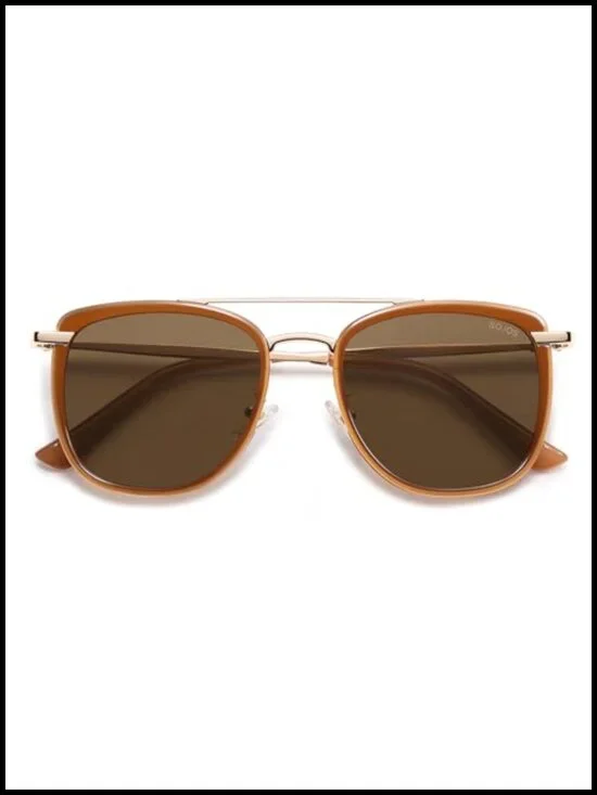 Retro Aviator Square Polarized UV400 Sunglasses
