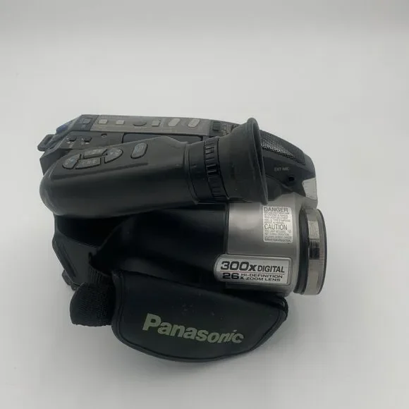 Panasonic Black and Silver Video Camera