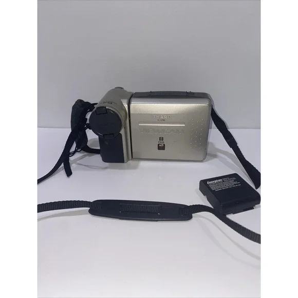 Sharp VL-E780U VIEWCAM Video8 Camcorder‎ + Charger 1 BATTERY! UNTESTED!!!