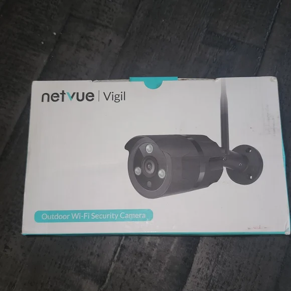 Vigil Black Outdoor Wi-Fi Security Camera