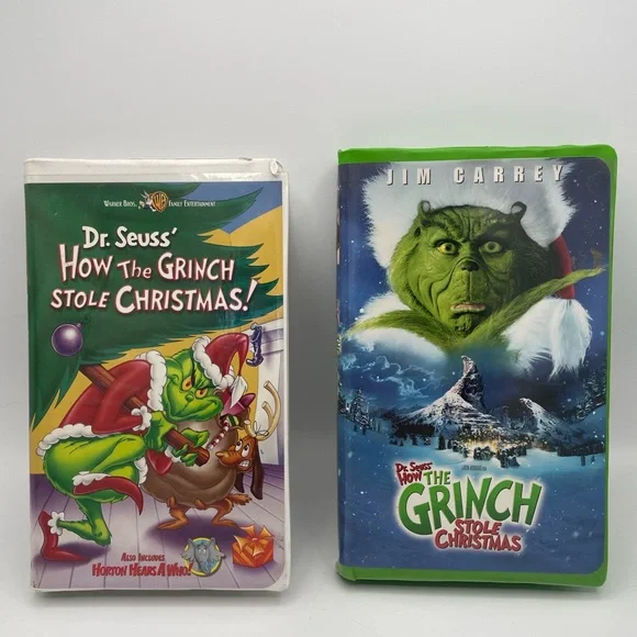 Dr. Seuss's How the Grinch Stole Christmas VHS Set