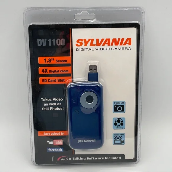 Sylvania DV1100 Digital Video Camera 1.8