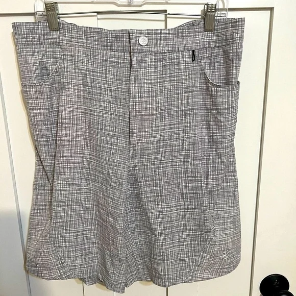 COOLIBAR Men's Calasa Tech Swim Trunks Hybrid Shorts UPF 50+ Liner Size L Gray