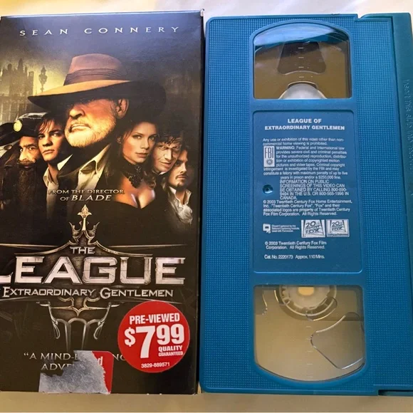 The League of Extraordinary Gentlemen VHS Tape