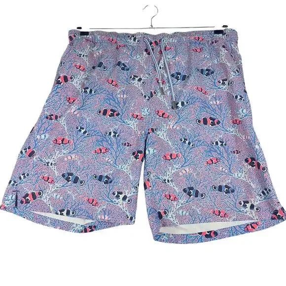 Peter Millar Friends and Anemones Seaside Swim Trunks