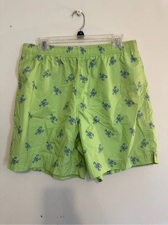 Polo Sport Ralph Lauren Swim Trunks Shorts Mens L Green Blue Lobsters Resort