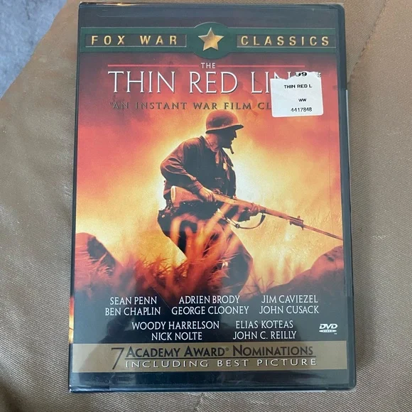 BRAND NEW DVD The Thin Red Line with George Clooney.