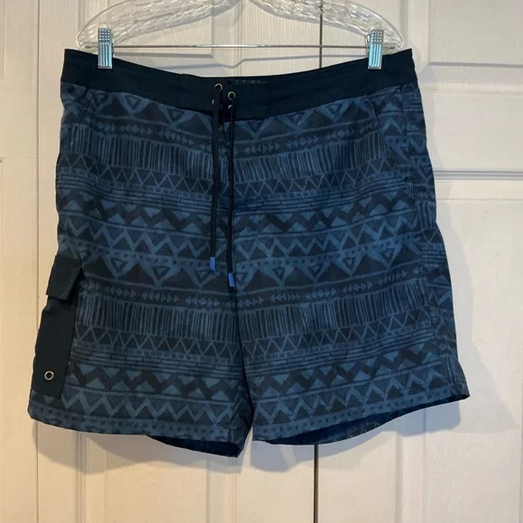 🩷 American Eagle Men’s Blue Board Shorts  - Large