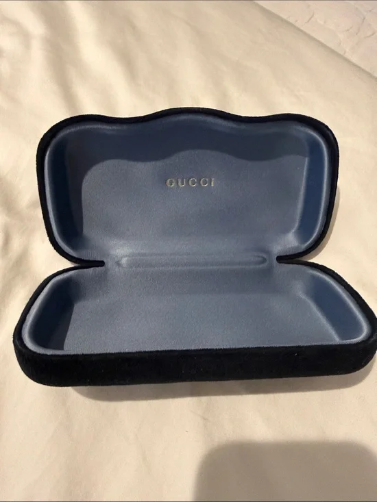 Gucci Black Velvet Sunglass Case