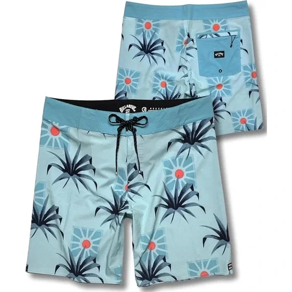 Billabong Boy's Sunday's Pro Boardshorts Blue Coastal Size 29 Tillys NEW