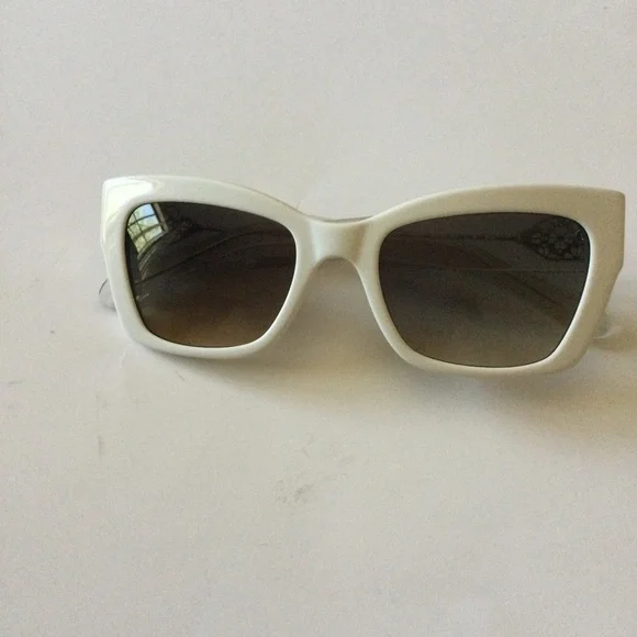 KATE SPADE VALERIA WHITE/TRANSPARENT SUNGLASSES 53-20-140 NWOT