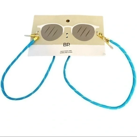 𝅺nordstrom BP Sunglass Chain Blue and White New With Tags