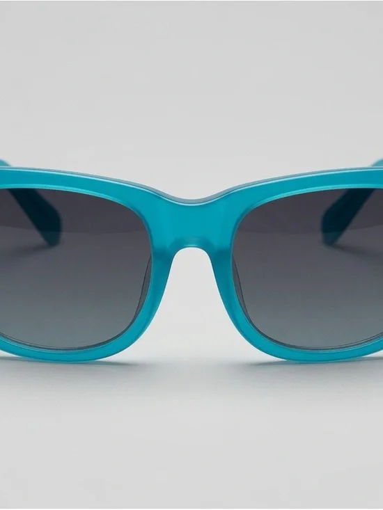 Matthew Williamson Turquoise Frame Sunglasses Detail
