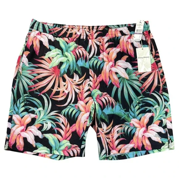 Tommy Bahama Island Zone Swim Trunks Mens 2XL Monterey Coast Hybrid Shorts NWT‎
