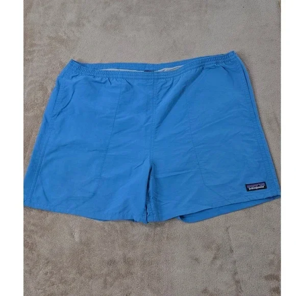 Patagonia Baggies Shorts men size Large (XL) Blue Lined 5