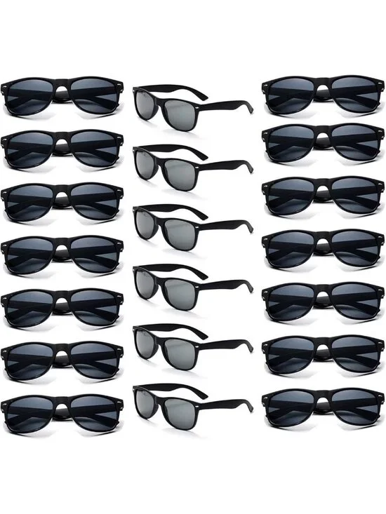 20 Pack Retro Adult Sunglasses for Men & Women - Stylish Bulk 70s Shades