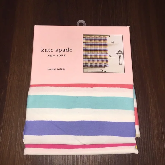 Kate Spade Pointed Stripe Shower Curtain 72