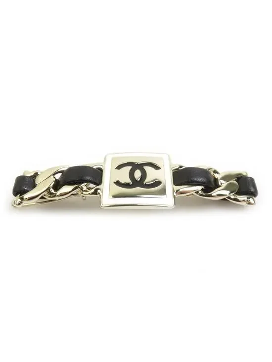 Auth Chanel Cc Logo Hair Clip Pin #293903C40B