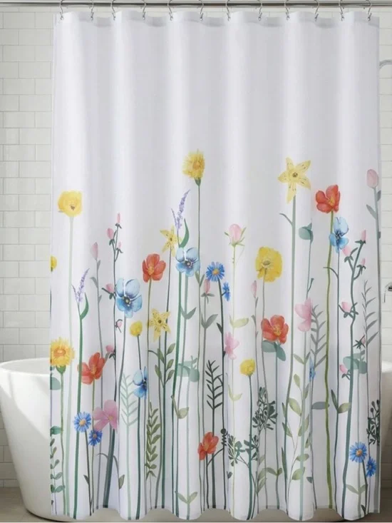Floral Meadow Shower Curtain - 71 inch