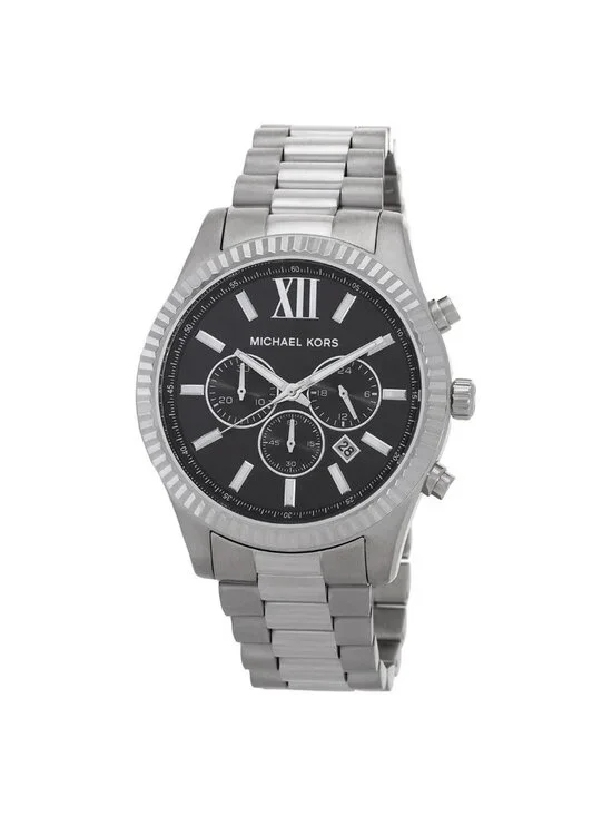 NWT Michael Kors Lexington Chronograph Quartz Watch and Card Case Gift Set