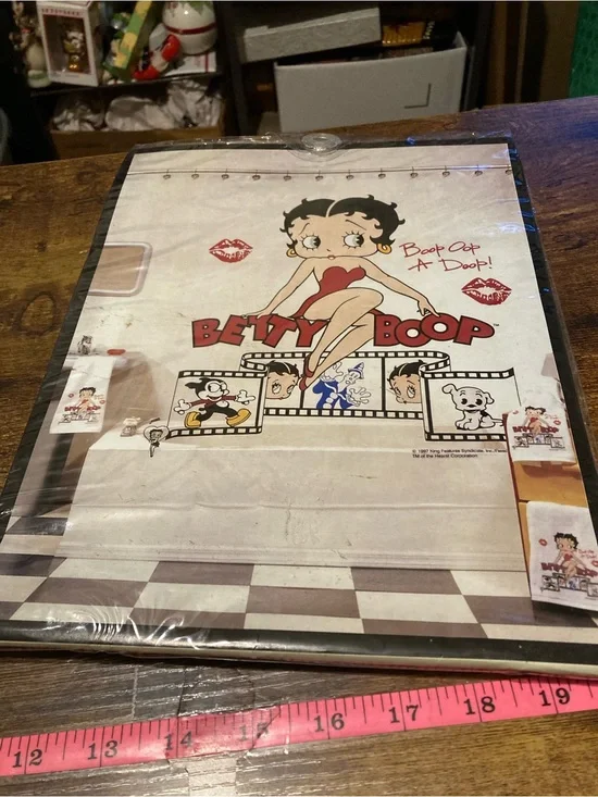 Catalina Betty Boop vinyl shower curtain