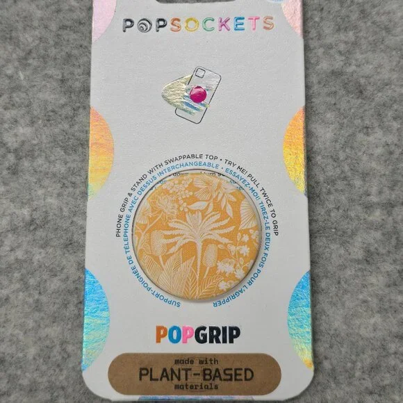 Tan Lines Fresh Orange Popsockets Single Grip & Stand Phones and Table Holder