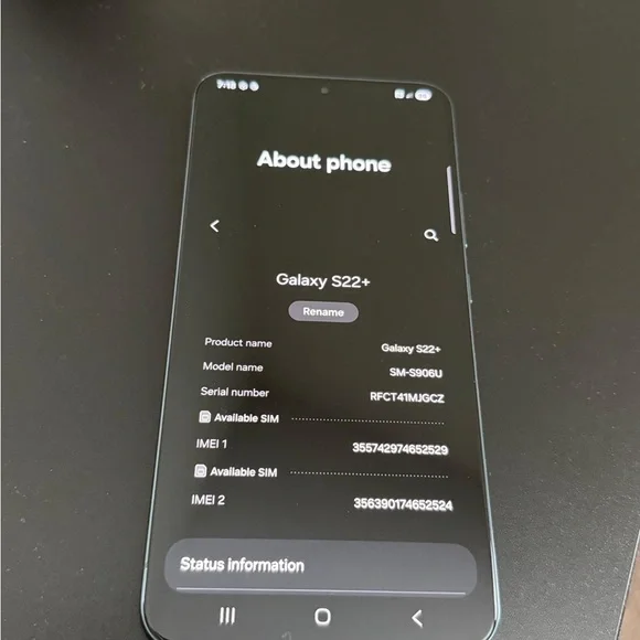 Samsung Galaxy S22+  256GB Gray Smartphone